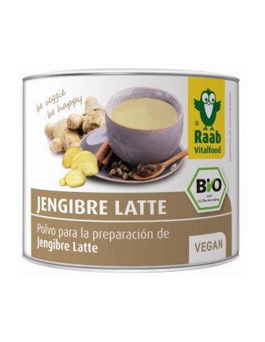 JENGIBRE LATTE polvo 70gr. BIO SG VEGAN RAAB VITALFOOD