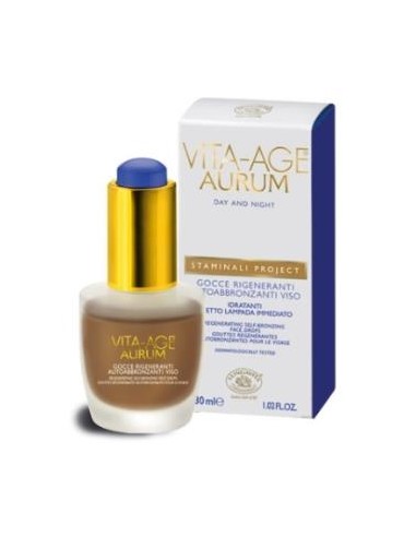 VITA-AGE AURUM serum regenerador antiedad 30ml. BOTTEGA DI LUNGAVITA