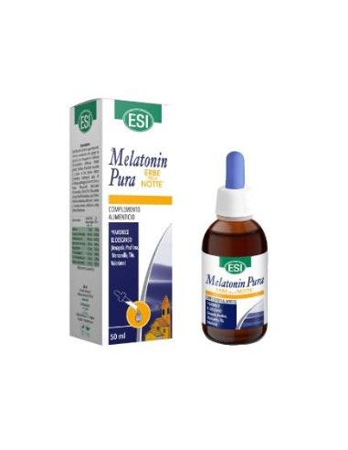 MELATONIN PURA 1mg.con erbe della notte 50ml. TREPATDIET-ESI