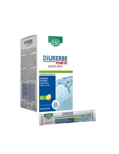 DIURERBE FORTE pocket drink sabor limon 24sbrs. TREPATDIET-ESI