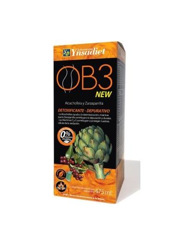 OB3 drenante jarabe 475ml. YNSADIET