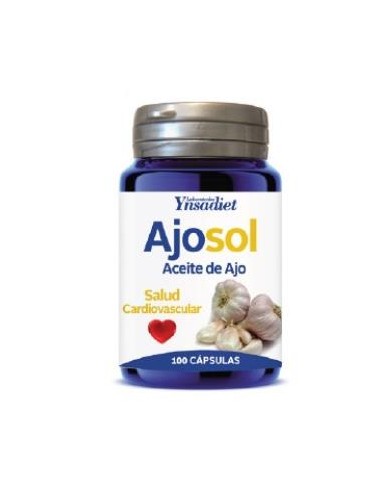 AJOSOL (perlas de ajo 300mg.) 100 perlas YNSADIET