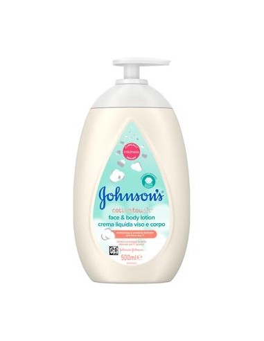 JOHNSONS LOCION COTTON TOUCH 500ml. JOHNSONS