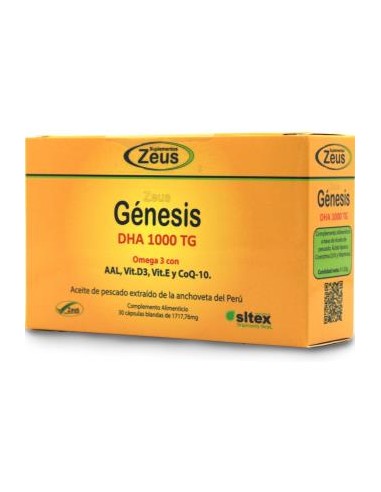 GENESIS DHA TG 1000 omega 3 30cap. ZEUS