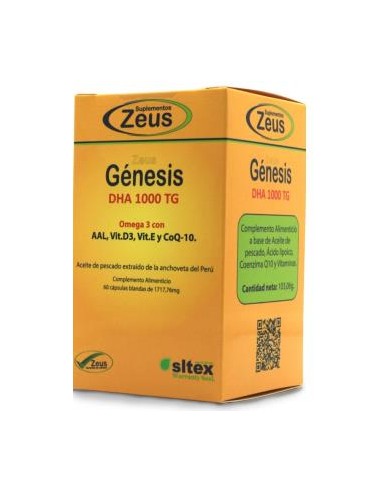 GENESIS DHA TG 1000 omega 3 60cap. ZEUS