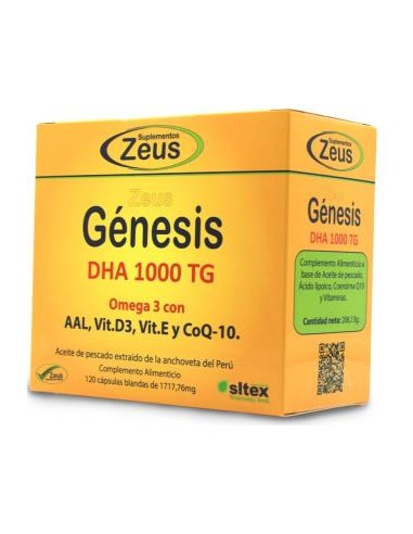 GENESIS DHA TG 1000 omega 3 120cap. ZEUS