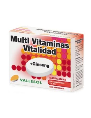 VALLESOL MULTIVITAMINAS+GINSENG 24comp