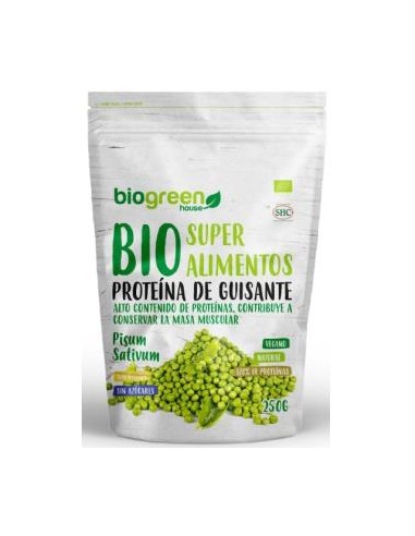 BIO PROTEINA DE GUISANTE superalimento 250gr. BIOGREEN