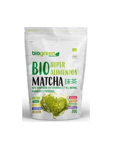 BIO MATCHA superalimento 70gr. BIOGREEN