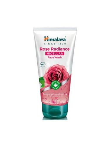 LIMPIADOR FACIAL MICELAR rosa radiante 150ml. HIMALAYA