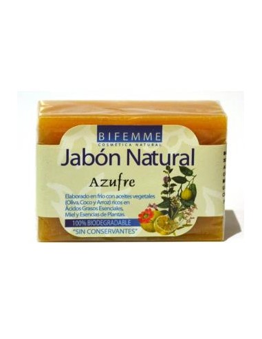 JABON DE AZUFRE (ZOLFO) 100gr BIFEMME