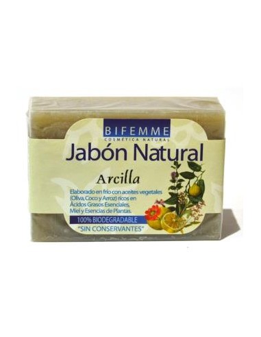 JABON DE ARCILLA 100gr BIFEMME