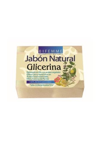 JABON DE GLICERINA 100gr BIFEMME