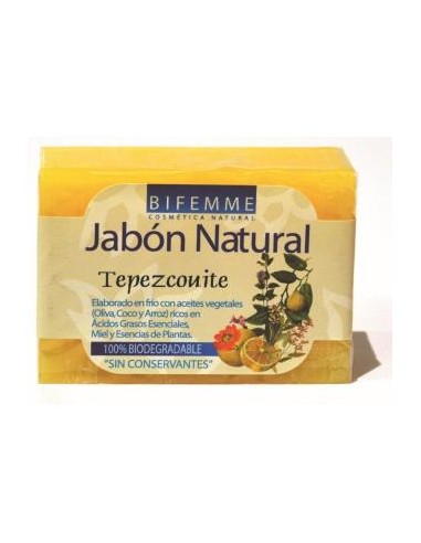 JABON DE TEPEZCOHUITE 100gr BIFEMME