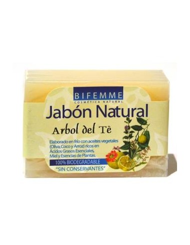 JABON DE ACEITE ARBOL DEL TE 100gr BIFEMME