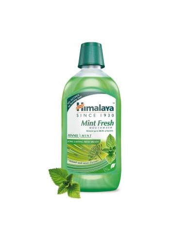 COLUTORIO BUCAL menta fresca 450ml. HIMALAYA