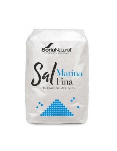 SAL MARINA fina 1kg. SORIA NATURAL