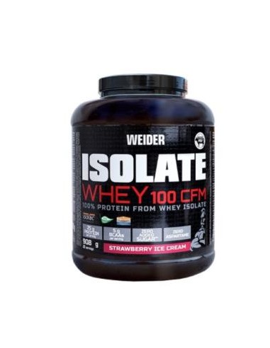 WEIDER ISOLATE WHEY 100 CFM fresa 908gr.