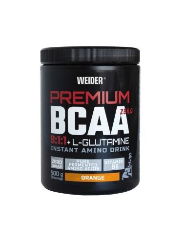 WEIDER BCAA 8:1:1 +L-glutamina naranja 500gr