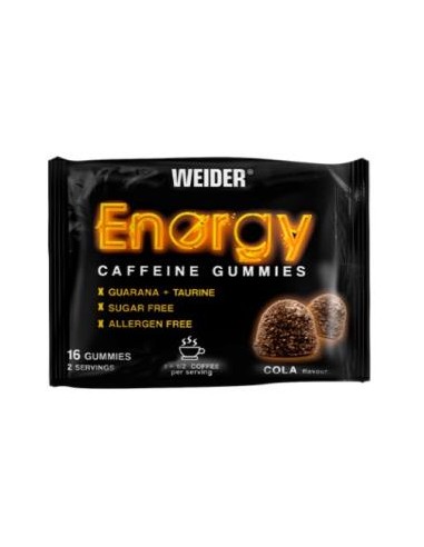 WEIDER GUMMY ENERGY caffeine cola 16gummiesx15uds.