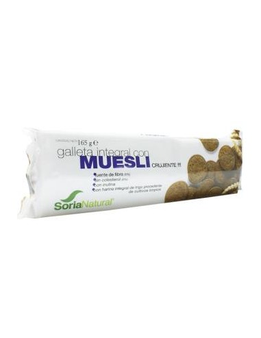 GALLETAS MUESLI INTEGRALES 165gr SORIA NATURAL