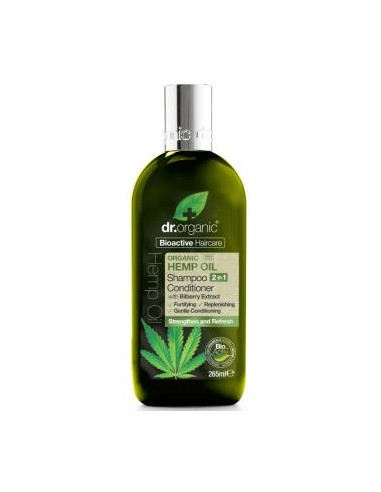 CHAMPU Y ACONDICIONADOR aceite cañamo 265ml. DR. ORGANIC