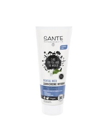 DENTIFRICO MIRRA sin fluor 75ml. SANTE NATURKOSMETIK