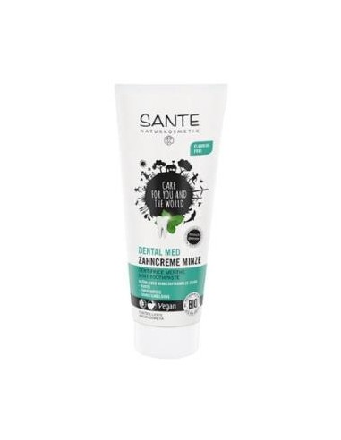 DENTIFRICO MENTA sin fluor 75ml. SANTE NATURKOSMETIK