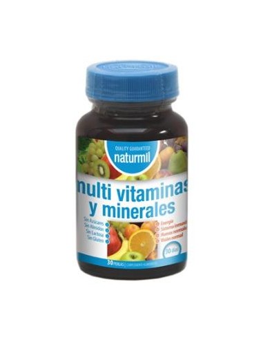 MULTIVITAMINAS y MINERALES 30perlas DIETMED