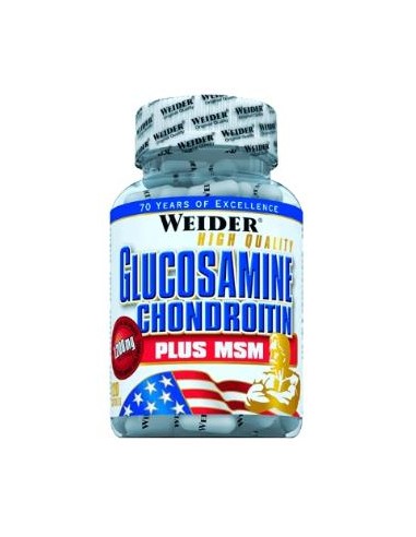 WEIDER GLUCOSAMINA CONDROITINA + MSM 120cap.