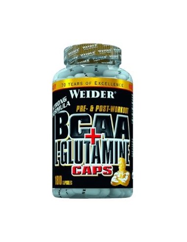 WEIDER BCAA + L-GLUTAMINA 180cap.