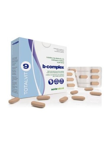 TOTALVIT 09 B-COMPLEX piel 28comp. SORIA NATURAL