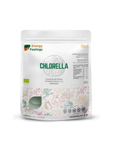 CHLORELLA polvo 1kg. ECO VEGAN SG ENERGY FEELINGS