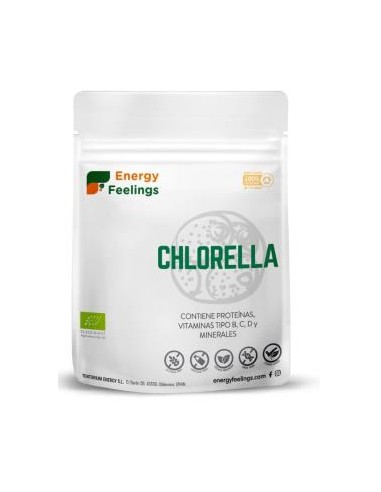 CHLORELLA polvo 100gr. ECO VEGAN SG ENERGY FEELINGS