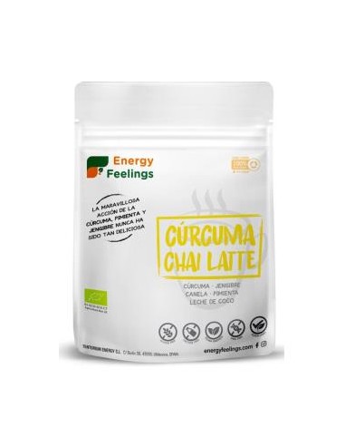 CURCUMA CHAI LATTE 150gr. ECO VEGAN SG ENERGY FEELINGS