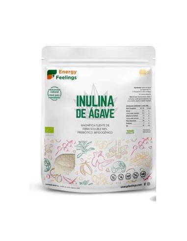 INULINA DE AGAVE polvo 1kg. ECO VEGAN ENERGY FEELINGS