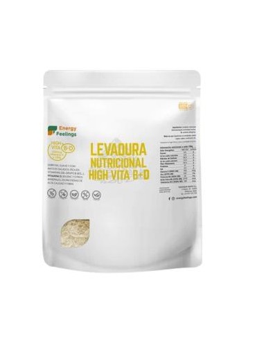 LEVADURA NUTRICIONAL HIGH VITA B+D copos 250 gr ENERGY FEELINGS