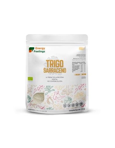 TRIGO SARRACENO harina 1kg. ECO VEGAN SG ENERGY FEELINGS