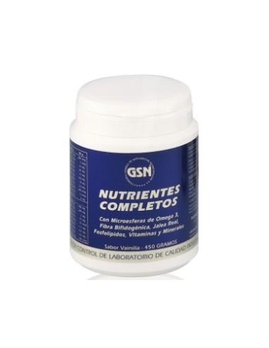 NUTRIENTES COMPLETOS sabor chocolate 450gr GSN