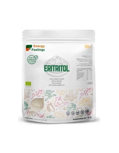 ERITRITOL polvo 1 kg ECO VEGAN SG ENERGY FEELINGS