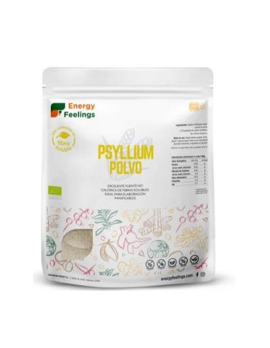 PSYLLIUM polvo 500gr. ECO VEGAN SG ENERGY FEELINGS