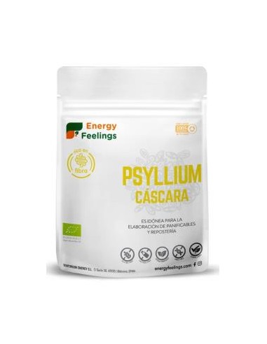 PSYLLIUM entero cascara 200gr. ECO VEGAN SG ENERGY FEELINGS