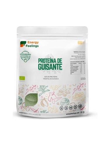 PROTEINA DE GUISANTE 500gr. ECO VEGAN SG ENERGY FEELINGS