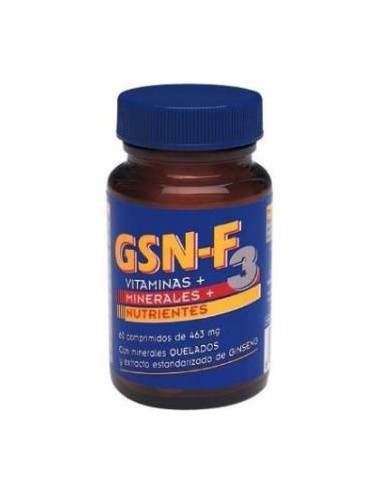 GSN-F3 VIT. Y MIN. NUTRIENTES 60Comp. 660Mg.