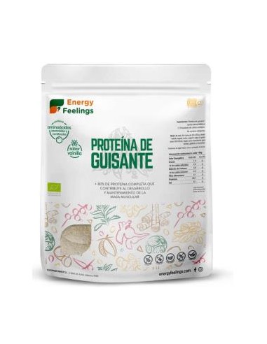 PROTEINA DE GUISANTE vainilla 1kg. ECO VEGAN SG ENERGY FEELINGS