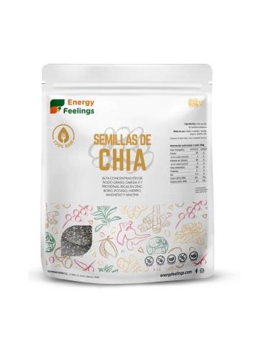 CHIA semilla 1kg. VEGAN SG ENERGY FEELINGS