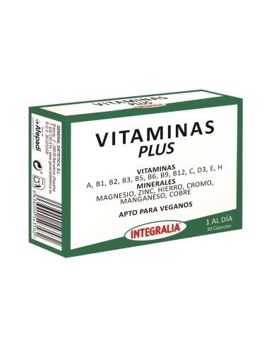 VITAMINAS plus 30cap. INTEGRALIA