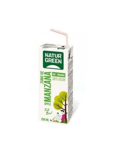 ZUMO DE MANZANA mini 200ml. NATURGREEN