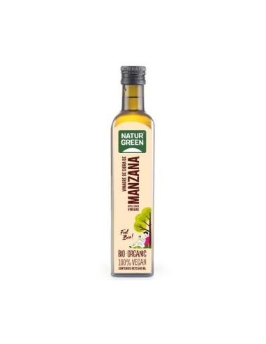 VINAGRE DE SIDRA DE MANZANA 500ml. BIO NATURGREEN