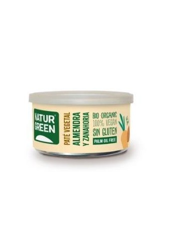 PATE VEGETAL con almendra y zanahoria 125gr. BIO NATURGREEN